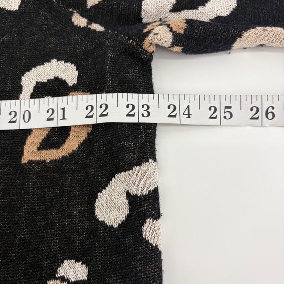 Ann Taylor Leopard Print Open Front Cardigan Sweater Women's XXL - Picture 5 of 6